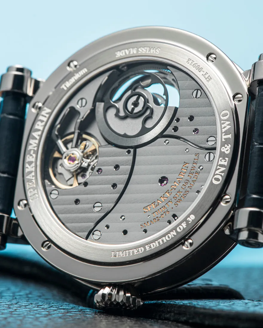 Speake-Marin Openworked Dual Time Titanium 38mm (Special Order)