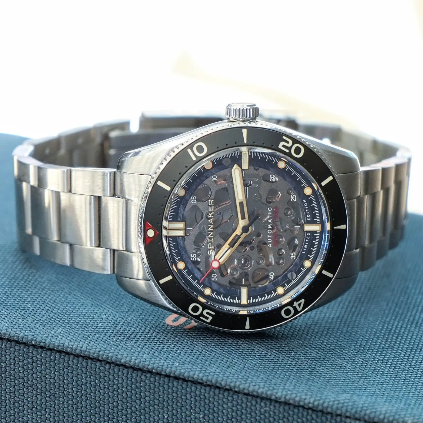 SPINNAKER Croft Mid-Size Skeleton Automatic Watch SP-5095 Limited Edition Wristwatch - ALL Original 2-Box & Papers