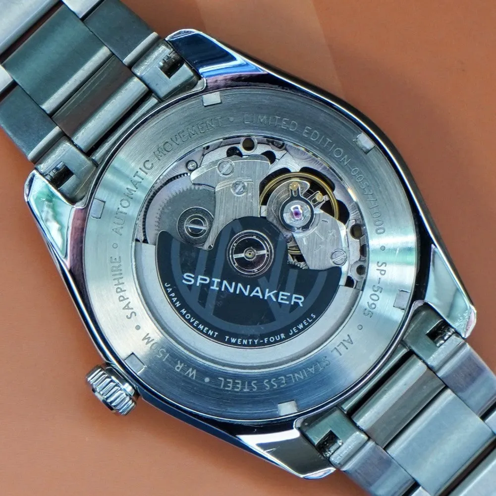 SPINNAKER Croft Mid-Size Skeleton Automatic Watch SP-5095 Limited Edition Wristwatch - ALL Original 2-Box & Papers
