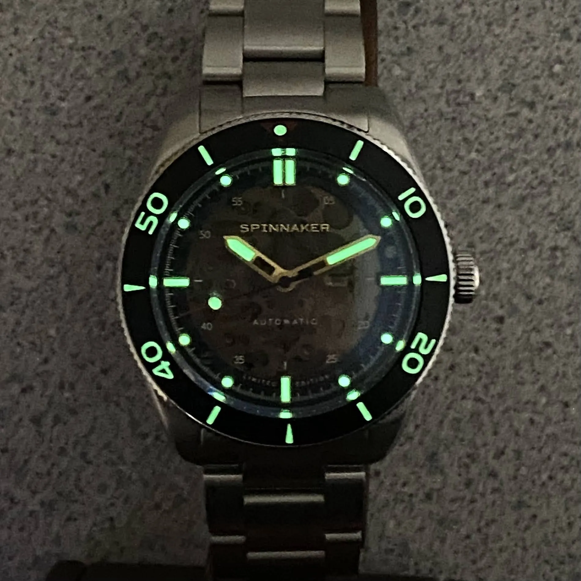 SPINNAKER Croft Mid-Size Skeleton Automatic Watch SP-5095 Limited Edition Wristwatch - ALL Original 2-Box & Papers