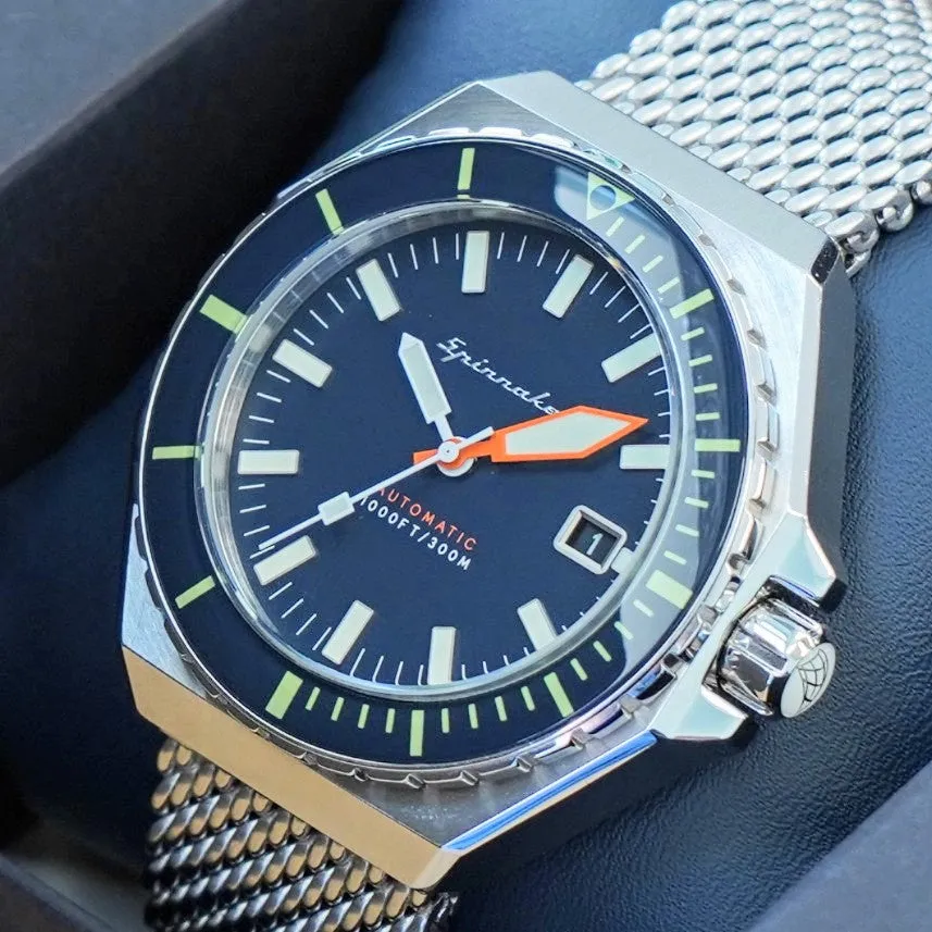 SPINNAKER Dumas Automatic Watch SP-5081 300M Diver Wristwatch - ALL Original Box & Papers