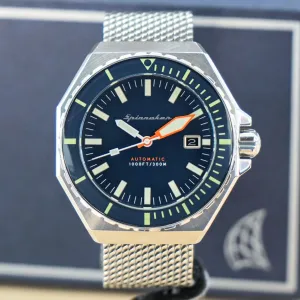 SPINNAKER Dumas Automatic Watch SP-5081 300M Diver Wristwatch - ALL Original Box & Papers