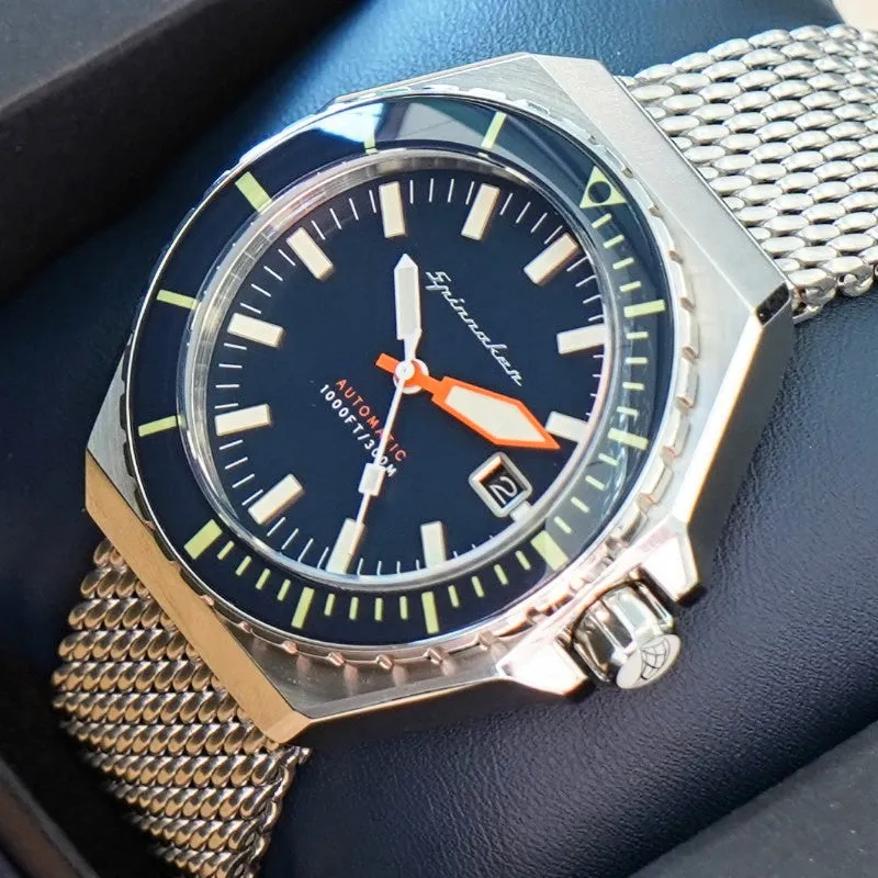 SPINNAKER Dumas Automatic Watch SP-5081 300M Diver Wristwatch - ALL Original Box & Papers
