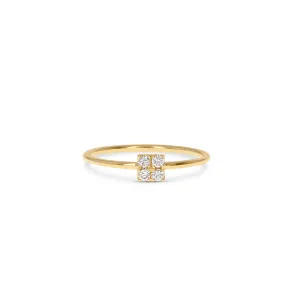 Square Diamond Ring