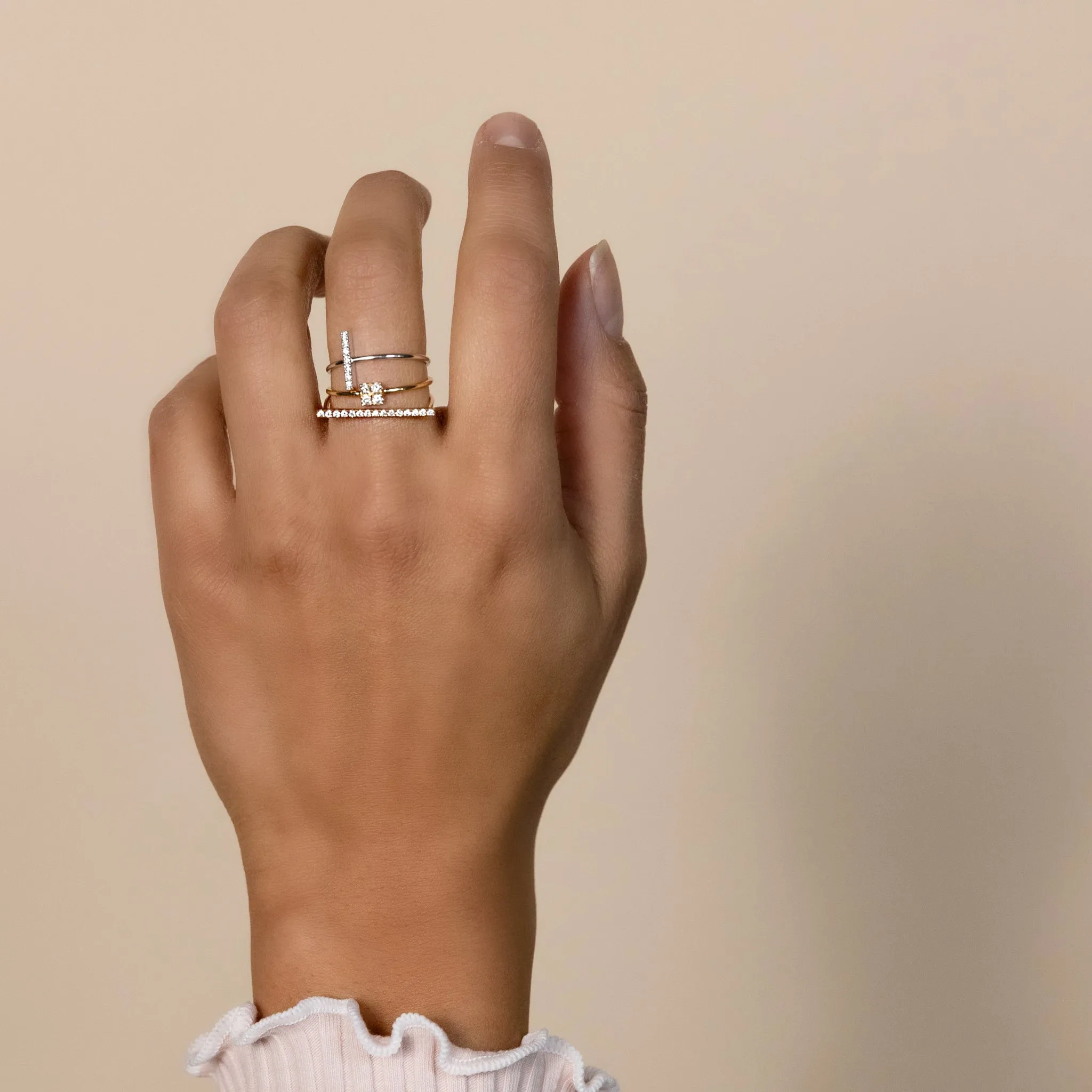 Square Diamond Ring