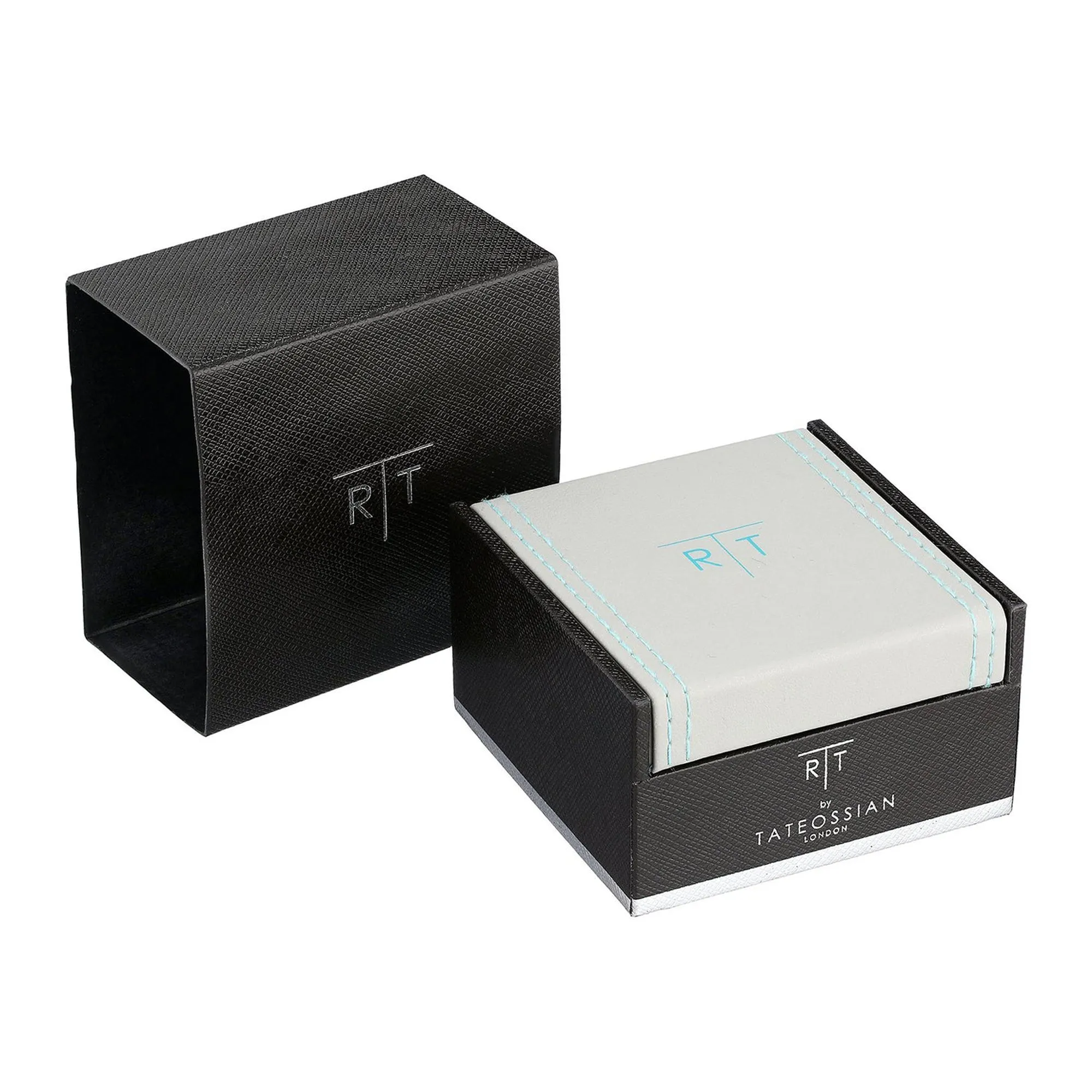 Square Gear Cufflinks Silver With Palladium Plated Steel