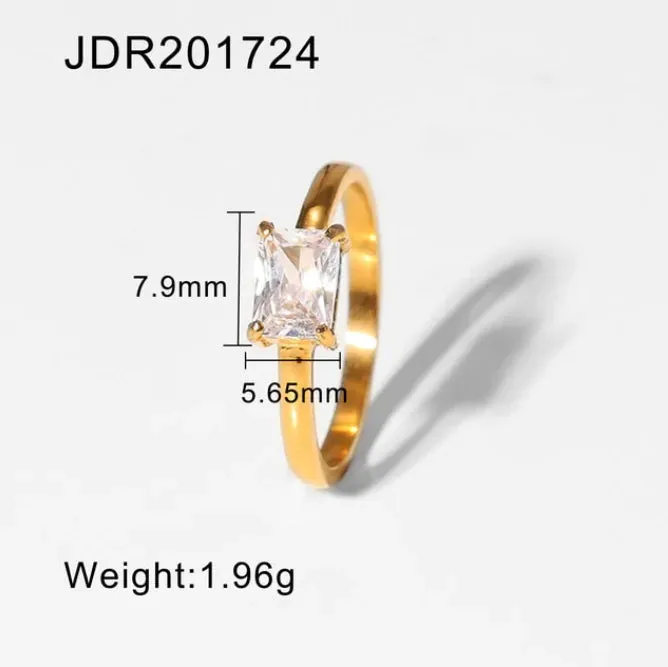 Stacking 18k Gold Rings