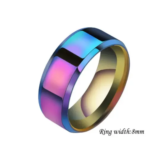 Stainless Steel Couple Rings - Unique Niche Designs