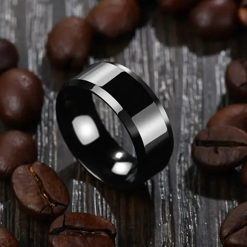 Stainless Steel Couple Rings - Unique Niche Designs