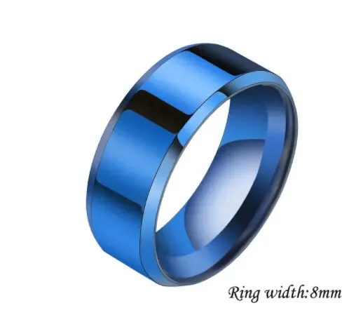 Stainless Steel Couple Rings - Unique Niche Designs