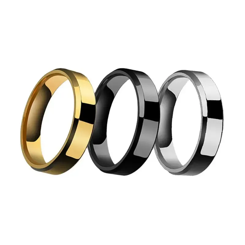 Stainless Steel Couple Rings - Unique Niche Designs