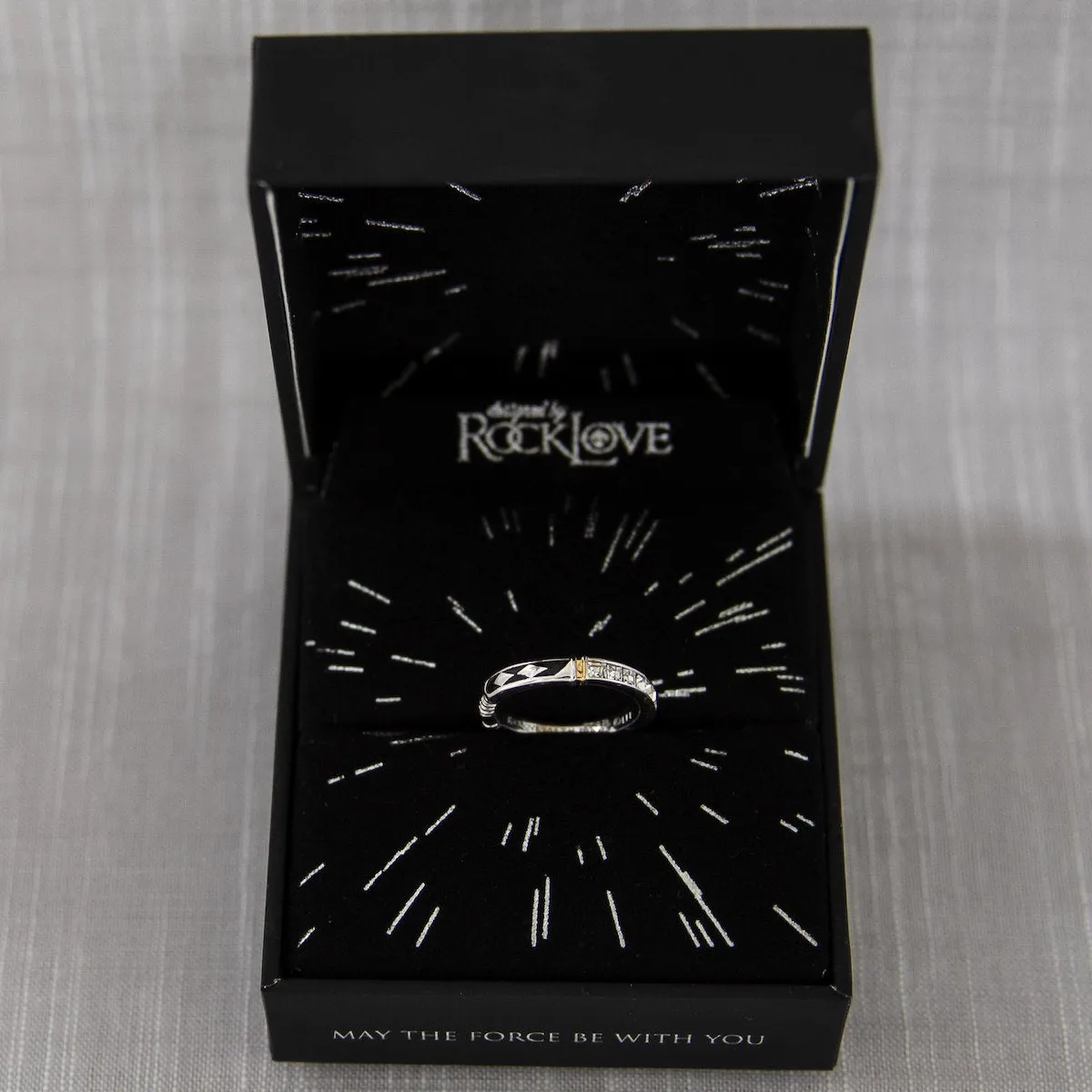Star Wars X RockLove Ahsoka Tano Crystal Lightsaber Ring