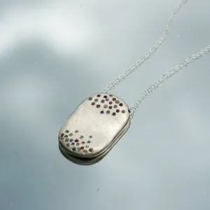 Starburst Large necklace with sapphires