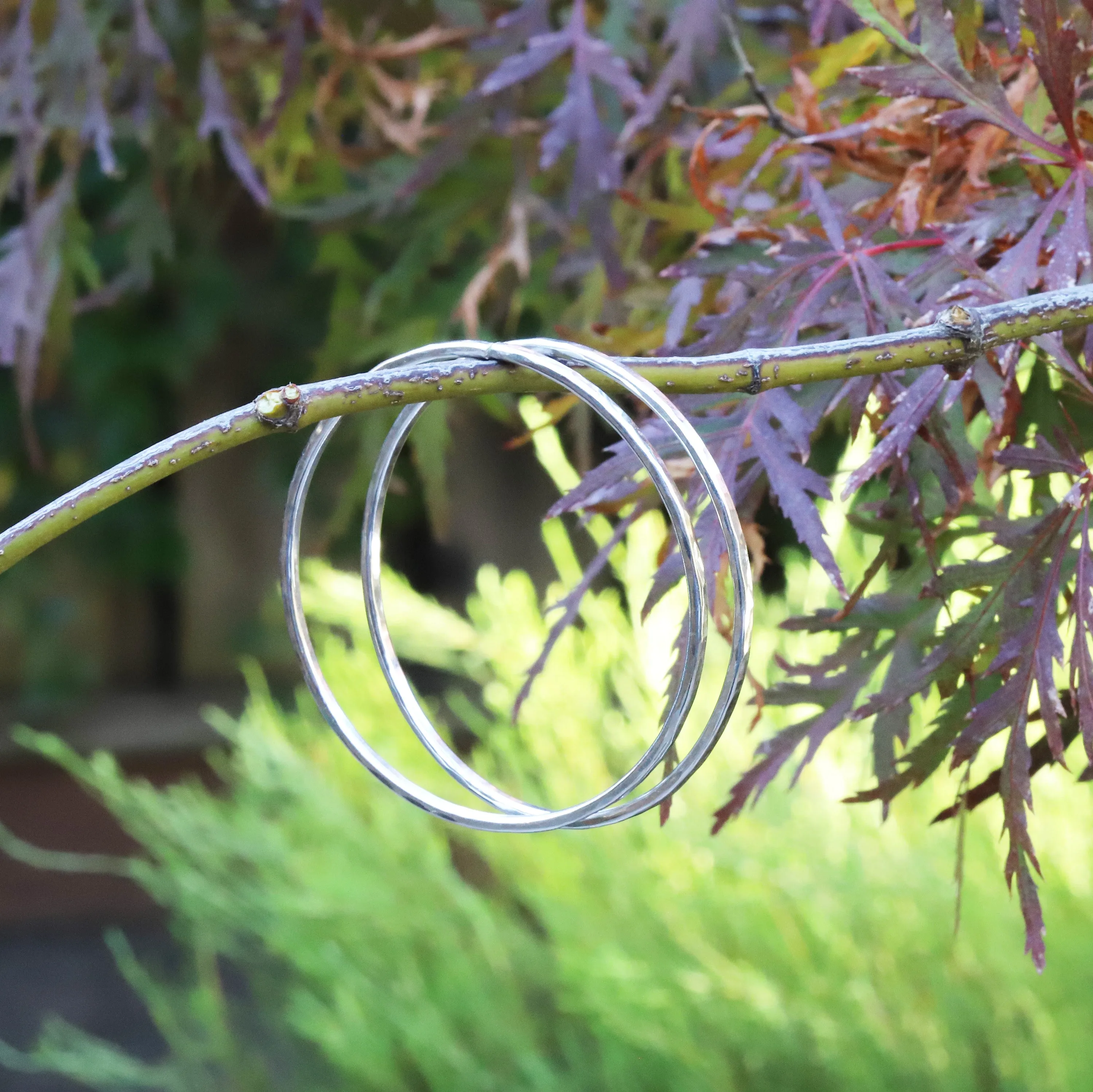 Sterling Round Hooplets