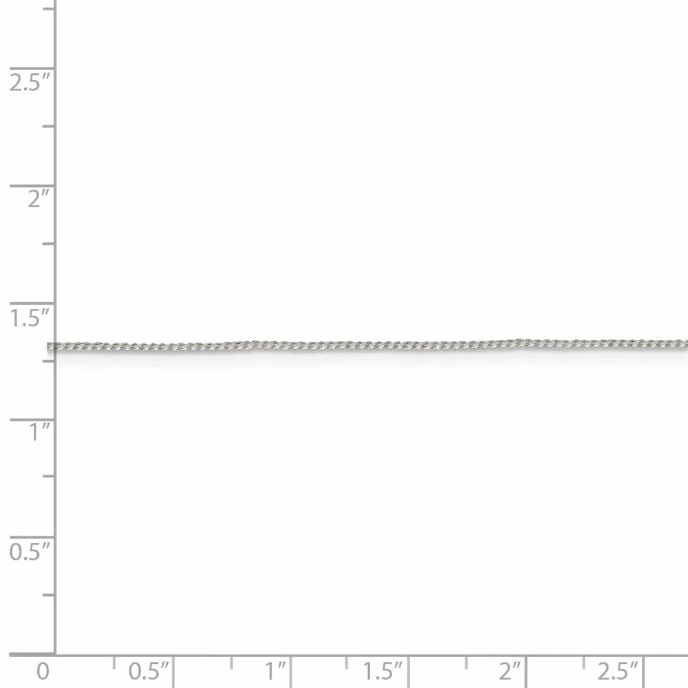 Sterling Silver .95mm Round Franco Chain