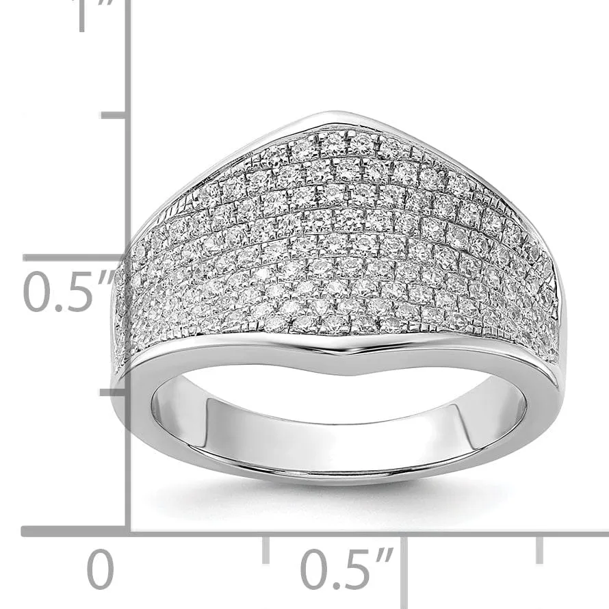 Sterling Silver Cubic Zirconia Ring