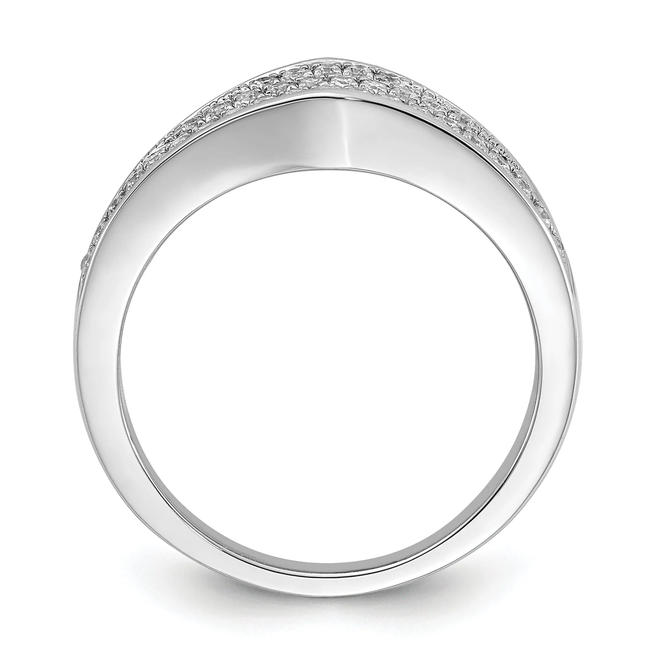 Sterling Silver Cubic Zirconia Ring