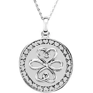 Sterling Silver Sisters Best Friends Necklace