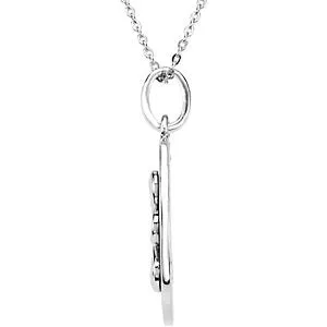 Sterling Silver Sisters Best Friends Necklace