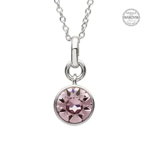 Sterling Silver Swarovski Add on Birthstone Pendant - SW148 June