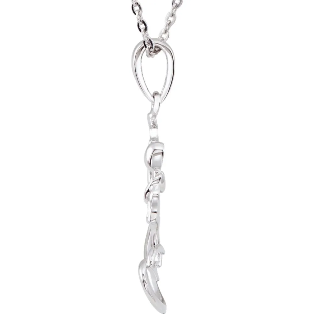 Sterling Silver Sweet Baby 18' Necklace