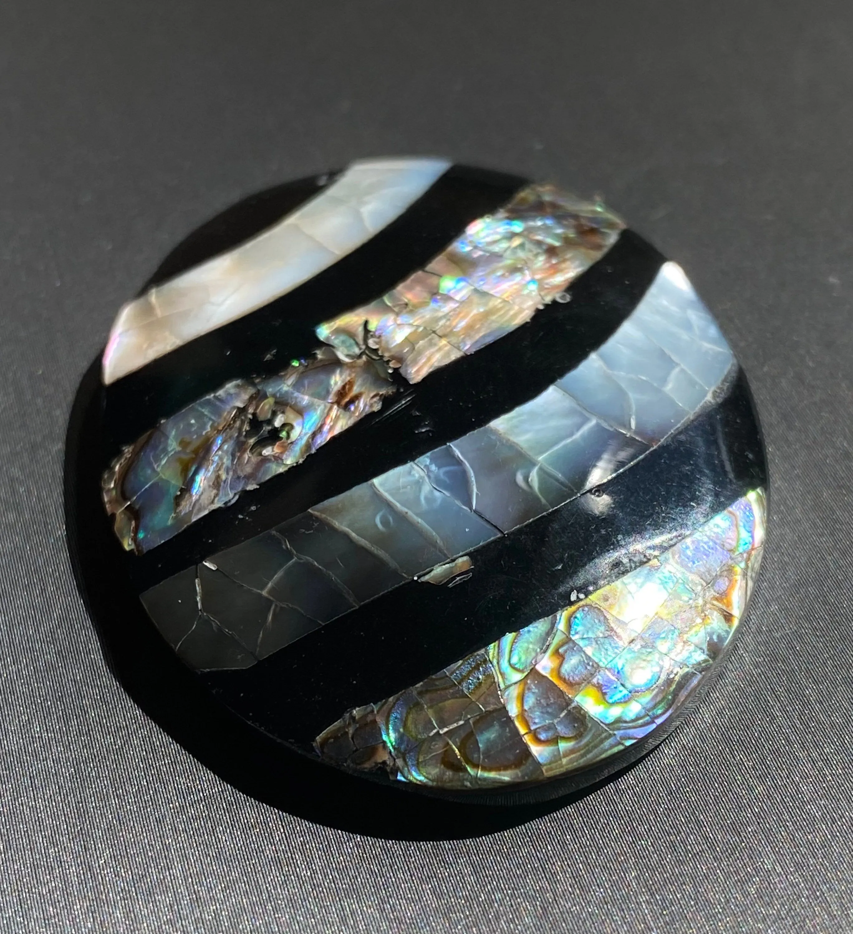 Stunning abalone mother of pearl bead, SKU#M815