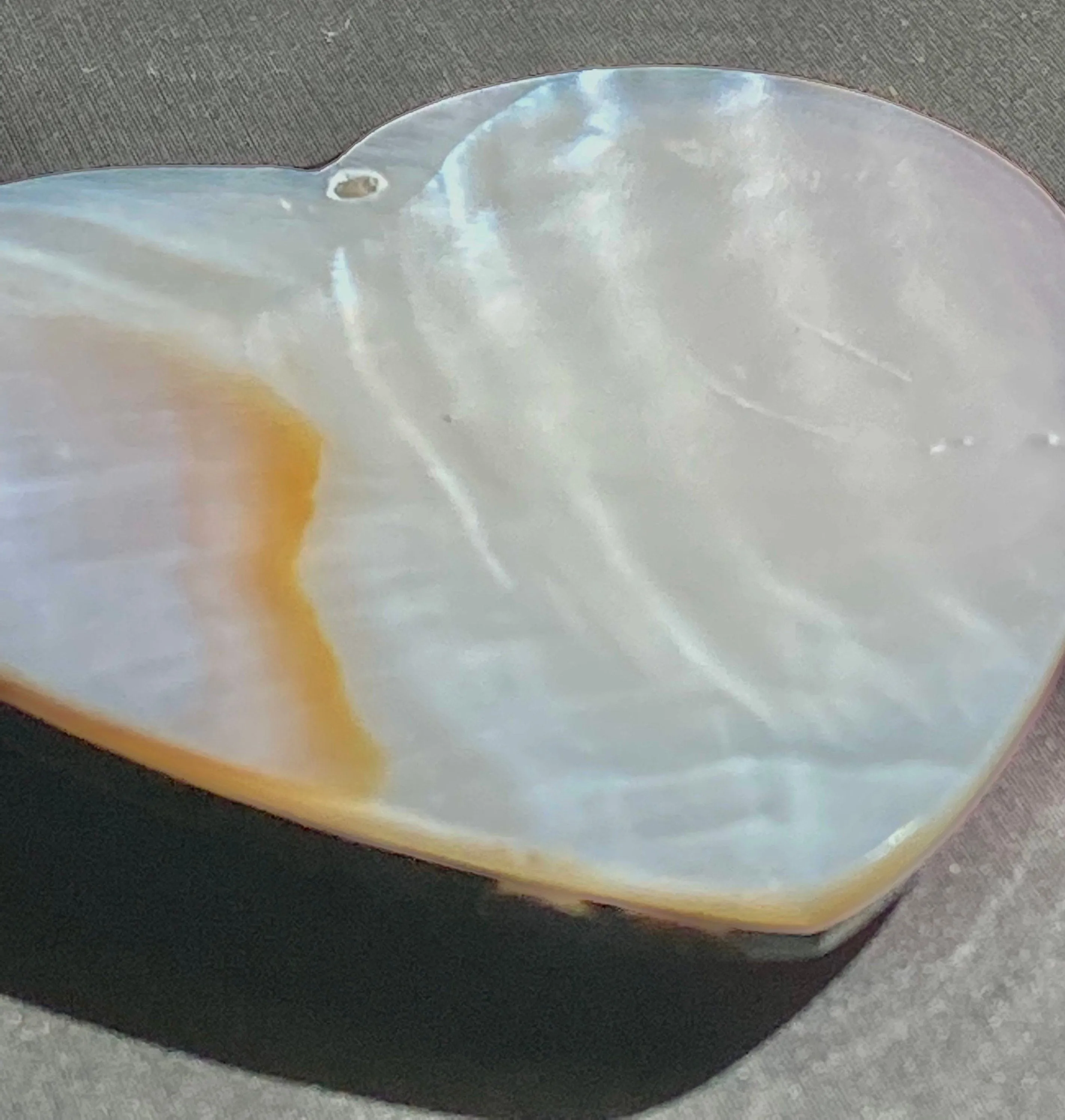 Stunning heart abalone mother of pearl, SKU#M829
