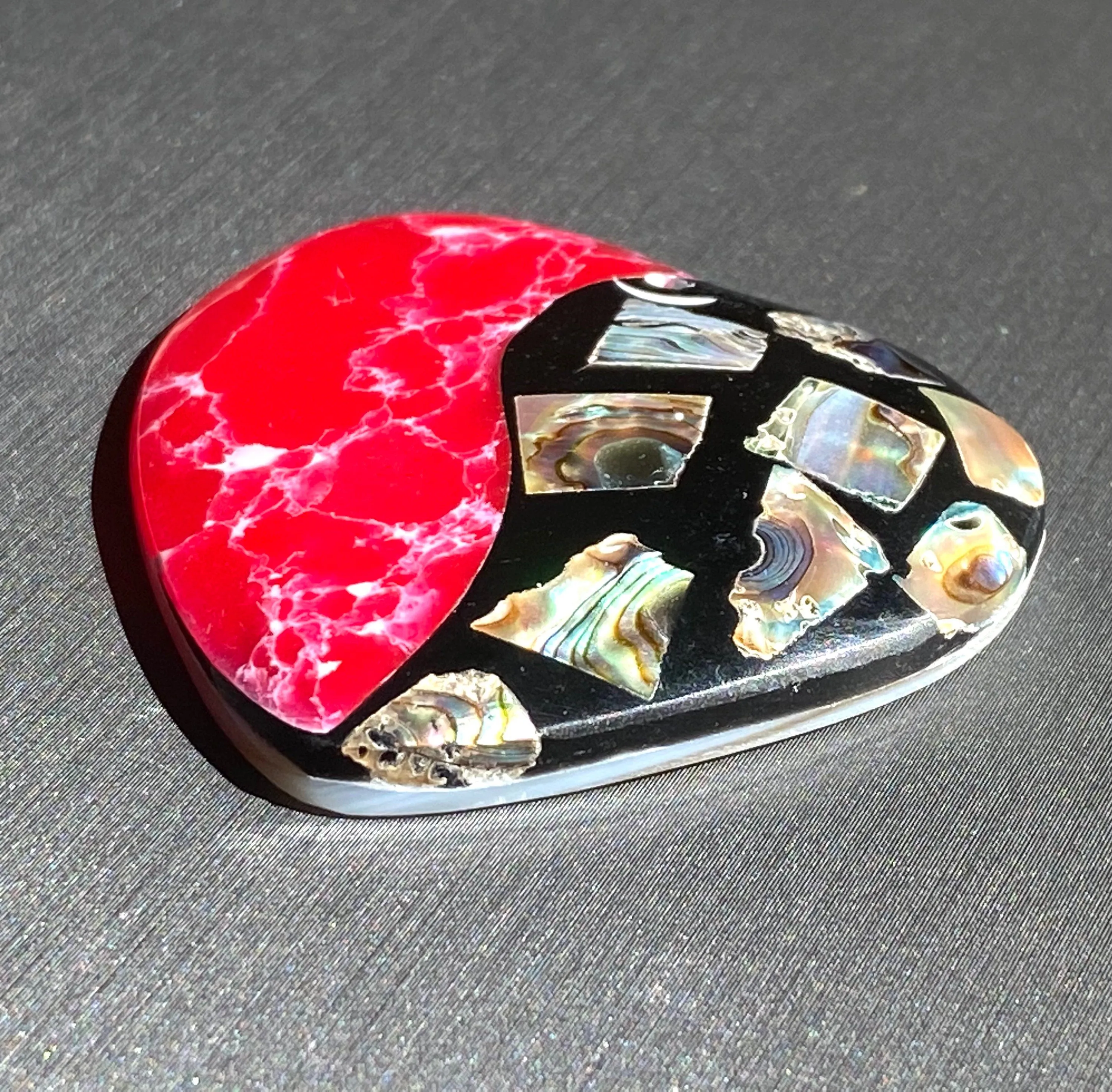 Stunning heart abalone mother of pearl, SKU#M829
