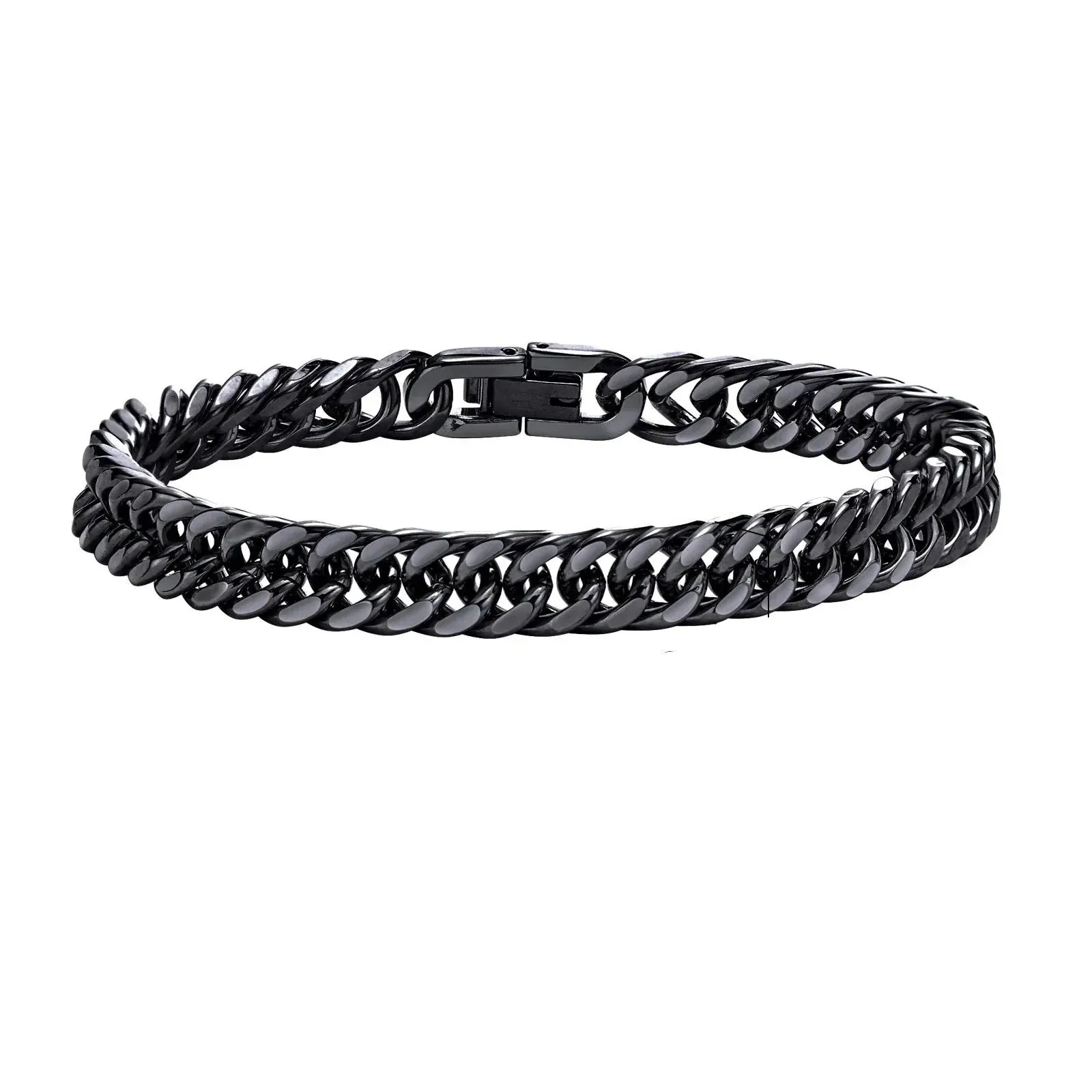 Stylish Double Curb Chain Bracelets