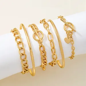 stylish gold six layer stacks JLTB0729