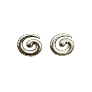 Swirl Earrings | Silver