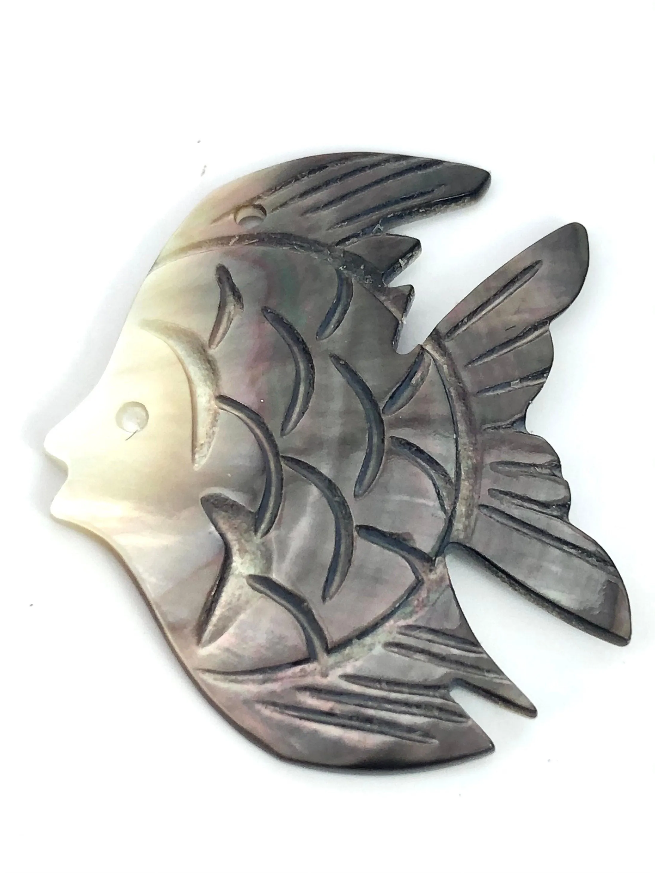 Tahitian Pearl Mother Of Pearl Fish Sku#M260
