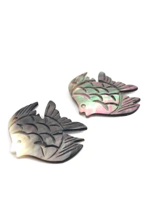 Tahitian Pearl Mother Of Pearl Fish Sku#M260