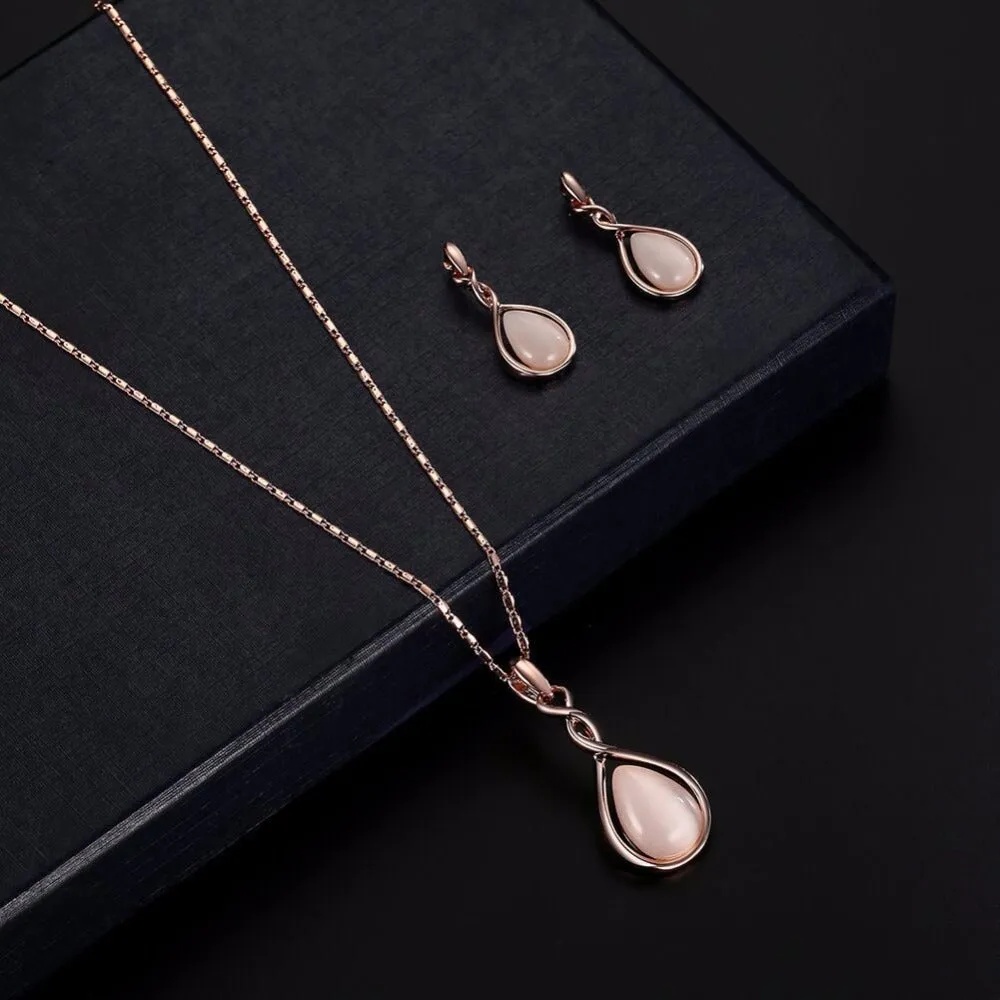Teardrop Perfect Opal Necklace