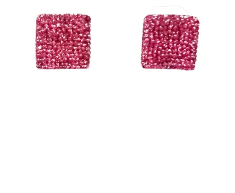 The Ella Earrings - Hot Pink