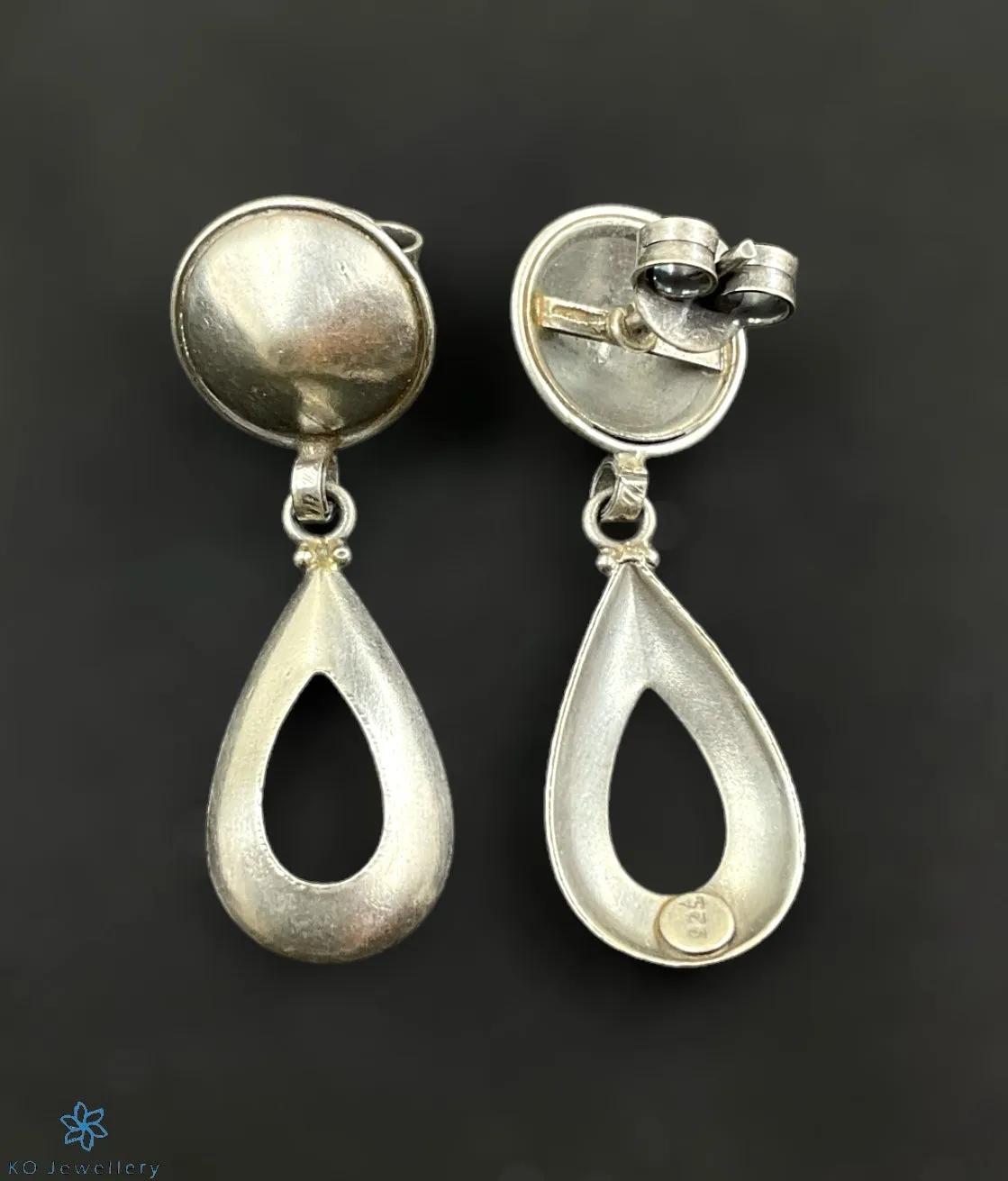 The Mihira  Silver Earrings