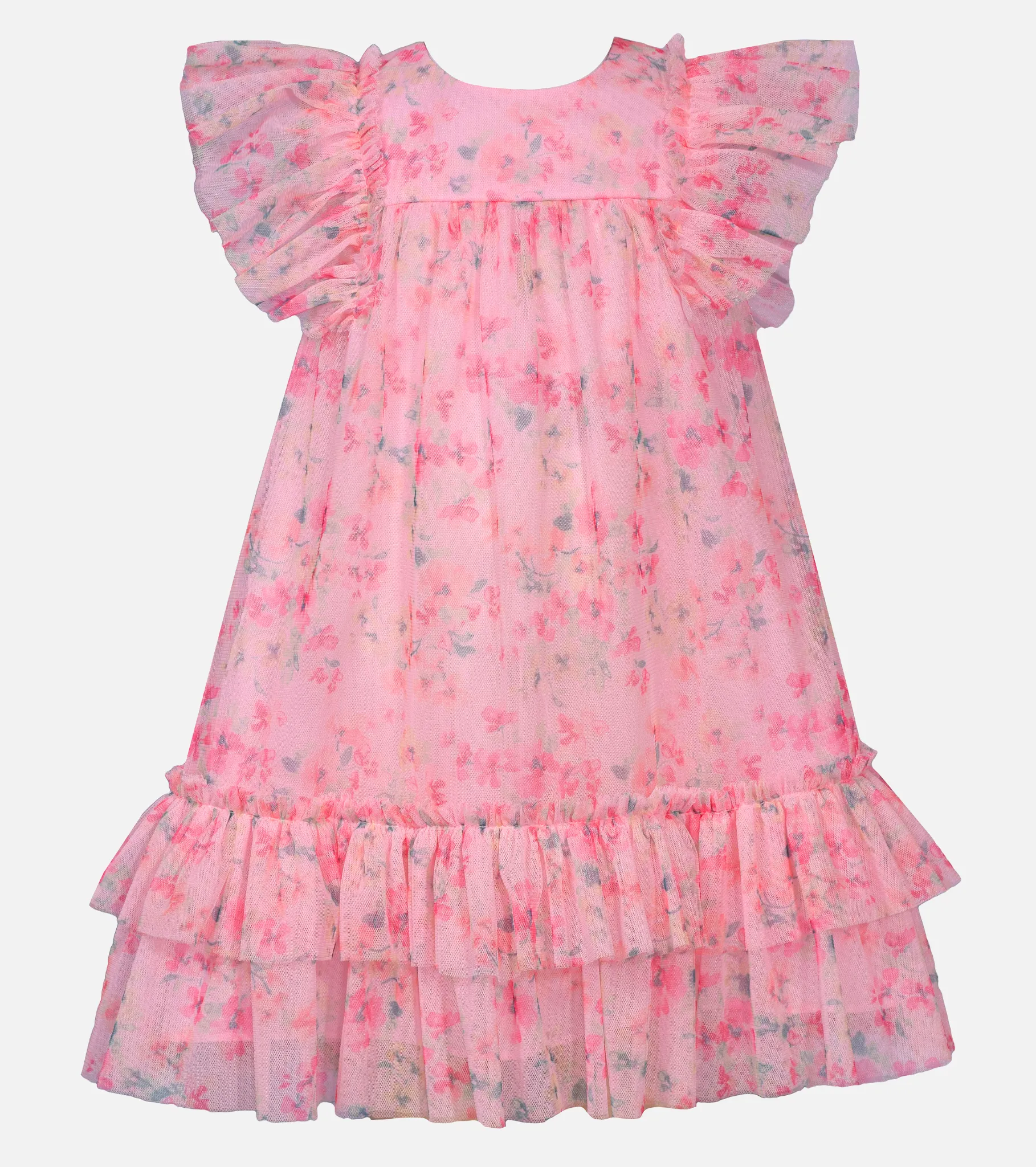 Thea Tiered Flutter Dress
