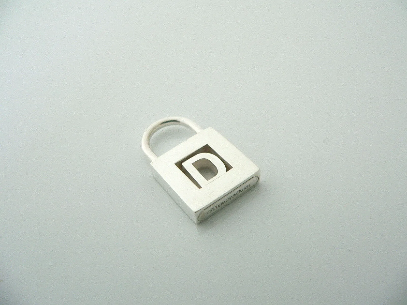 Tiffany & Co Alphabet D Pendant Padlock Letter Charm 4 Necklace Bracelet Gift