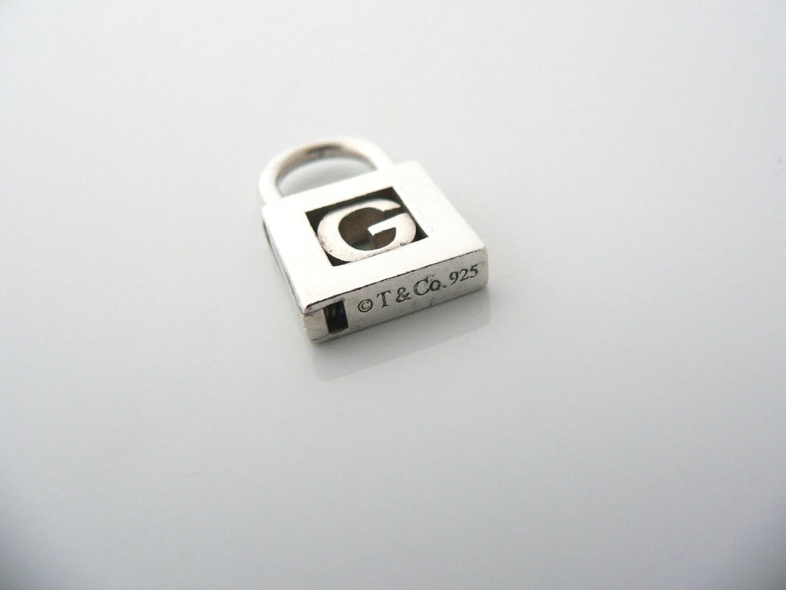 Tiffany & Co Alphabet G Charm Personalized Letter Pendant 4 Necklace Bracelet