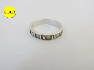 Tiffany & Co. Atlas Ring Size 8.5
