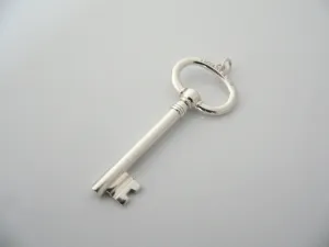 Tiffany & Co Oval Key Charm Large Pendant 4 Necklace Bracelet Love Heart Gift