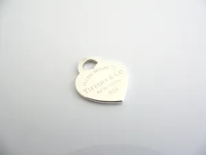 Tiffany & Co Return to Silver Heart Charm Pendant 4 Necklace Bracelet Gift Love