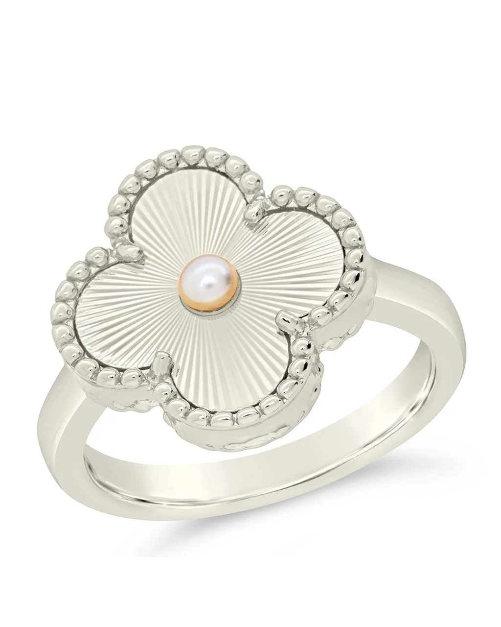 Tilda Pearl & Clover Statement Ring
