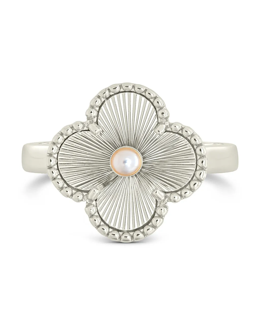 Tilda Pearl & Clover Statement Ring