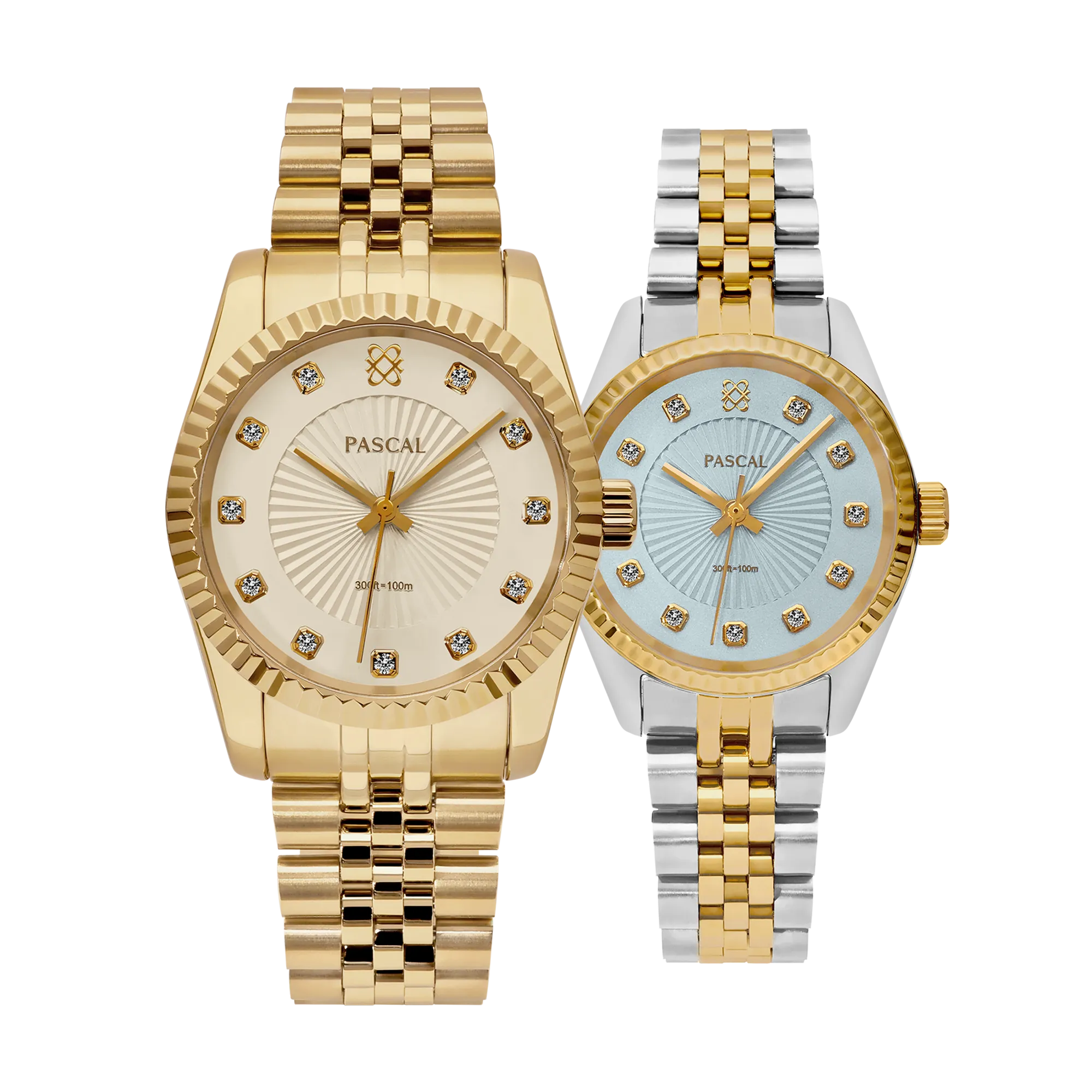 Timeless Classic Diamond Couple Watches