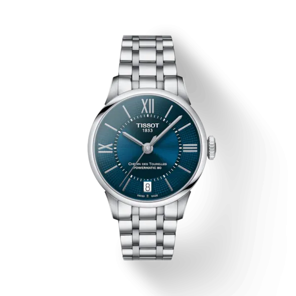 TISSOT CHEMIN DES TOURELLES BLUE POWERMATIC 80 LADY