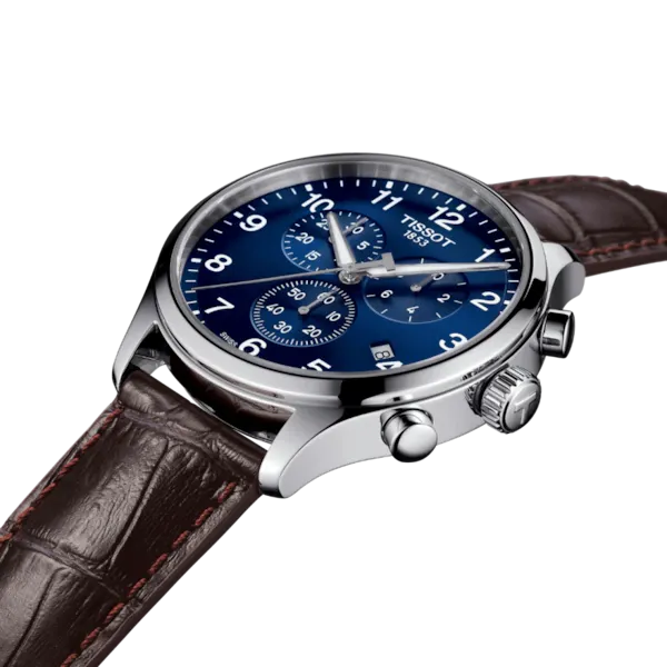 TISSOT CHRONO XL CLASSIC BLUE ON LEATHER