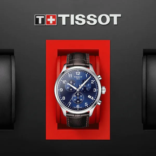 TISSOT CHRONO XL CLASSIC BLUE ON LEATHER