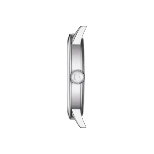 TISSOT CLASSIC DREAM BLACK DIAL QUARTZ WATCH ON BRACELET