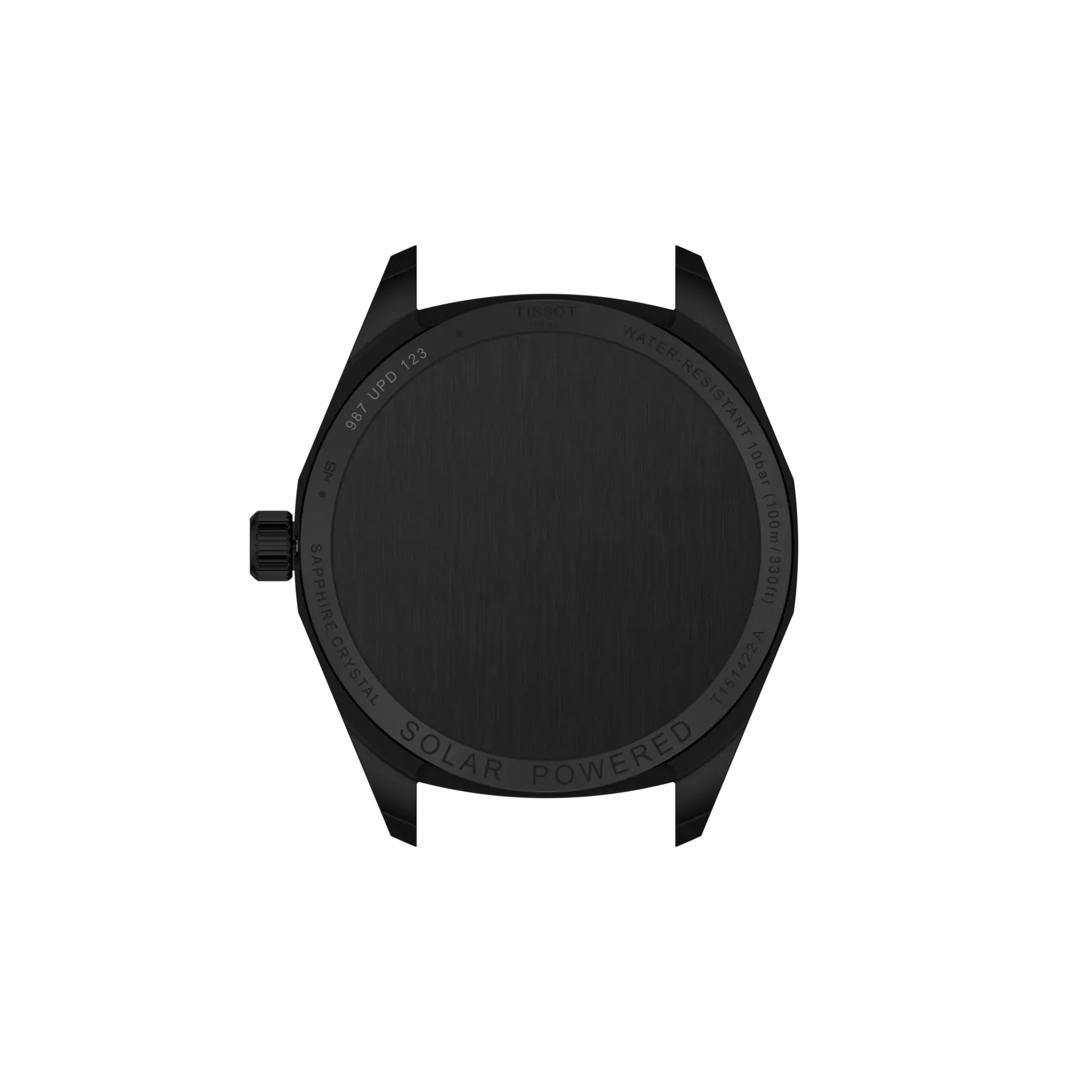 Tissot PRC 100 Solar Quartz 39mm Full Black PVD